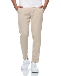 Denim House Chinohose Herren Stoffhose Chino Hose in Slim Fit mit Stretch Beige