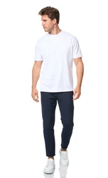 Denim House Chinohose Herren Stoffhose Chino Hose in Slim Fit mit Stretch Navy