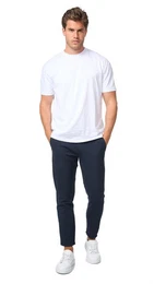 Chinohose Herren Stoffhose Chino Hose in Slim Fit mit Stretch Navy W32/L32