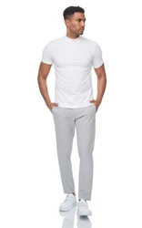 Denim House Chinohose Herren Stoffhose Chino Hose in Slim Fit mit Stretch Grau