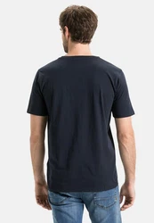 camel active T-Shirt Dunkelblau/Blau