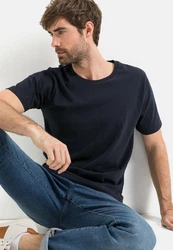 camel active T-Shirt Dunkelblau/Blau