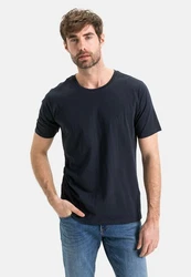 camel active T-Shirt Dunkelblau/Blau
