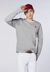Polo Sylt Sweatshirt Logo Grau