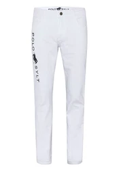 Polo Sylt 5-Pocket Jeans Grau/Weiß/Hellgrau