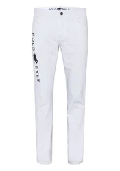 Polo Sylt 5-Pocket Jeans Grau/Weiß/Hellgrau