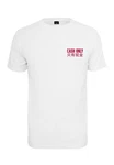 MisterTee Kurzarmshirt Cash Only Tee Grau/Rot/Weiß