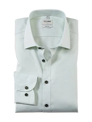OLYMP Langarmhemd Level Five body fit Hellblau/Grün/Türkis/Hellgrün/Blau