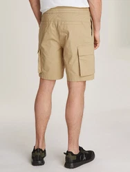Calvin Klein Jeans Cargoshorts CARGO SHORT mit Logopatch Khaki/Beige/Braun