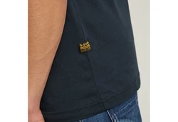 G-STAR T-Shirt Burger Blau/Dunkelblau/Schwarz/Dunkelgrau/Grau/Braun