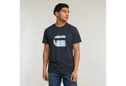 G-STAR T-Shirt Burger Blau/Dunkelblau/Schwarz/Dunkelgrau/Grau/Braun