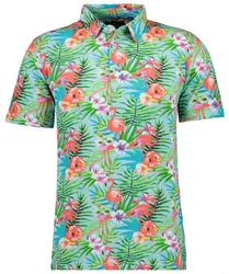 RAGMAN Poloshirt Blau/Türkis/Rosa