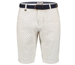 Geographical Norway Chinos kurze Hose Bermuda Creme/Beige/Weiß/Khaki