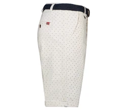 Geographical Norway Chinos kurze Hose Bermuda Creme/Beige/Weiß/Khaki