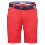 Geographical Norway Chinos kurze Hose Bermuda Rot/Dunkelrot