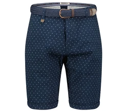 Geographical Norway Chinos kurze Hose Bermuda Dunkelblau/Hellblau/Blau