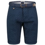 Geographical Norway Chinos kurze Hose Bermuda Dunkelblau/Hellblau/Blau