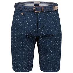 Geographical Norway Chinos kurze Hose Bermuda Dunkelblau/Hellblau/Blau