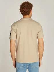 Calvin Klein Jeans T-Shirt BADGE REGULAR TEE Khaki/Beige/Braun