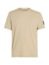 Calvin Klein Jeans T-Shirt BADGE REGULAR TEE Khaki/Beige/Braun