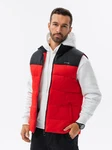 Herren Weste Ombre Rot