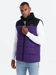 Herren Weste Ombre Fliederfarben/Lila/Dunkelblau