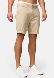 Indicode Chinoshorts INBuddy Khaki/Beige