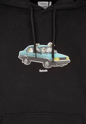 Cleptomanicx Hoodie Kapuzensweatshirt Carsharing black/schwarz