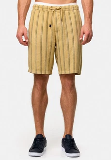 Indicode Sweatshorts INBallo Khaki/Gelb/Beige/Braun
