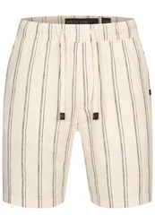 Indicode Sweatshorts INBallo Khaki/Beige/Gelb/Weiß/Creme
