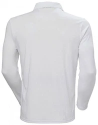 Helly Hansen M Crewline Long-sleeve Polo Herren Grau/Hellgrau/Weiß