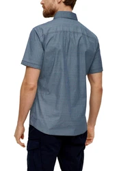 s.Oliver Kurzarmhemd Slim Fit Blau/Hellblau/Grau/Dunkelblau/Türkis