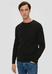 Strickpullover Feinstrickpullover aus Baumwolle