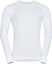 Odlo Longsleeve Active Warm Eco Baselayer Top Crew Neck Weiß/Grau/Creme