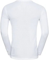 Odlo Longsleeve Active Warm Eco Baselayer Top Crew Neck Weiß/Grau/Creme