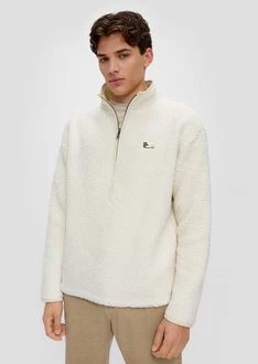 QS Sweatshirt mit Label-Patch