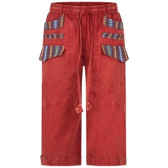 KUNST UND MAGIE Haremshose Kurze Hose Baggy Cargo Shorts KUNST UND MAGIE Haremshose Kurze Hose Baggy Cargo Shorts