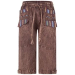 KUNST UND MAGIE Haremshose Kurze Hose Baggy Cargo Shorts 