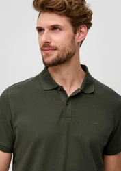 s.Oliver Poloshirt Basic Dunkelgrün/Khaki