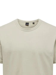 ONLY & SONS T-Shirt Weiches Rundhals T-Shirt Kurzarm ONSSMART Basic Shirt (1-tlg) (6806) Beige (6806)