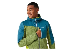 Regatta Strickfleecejacke Cadford VI Blau/Grün/Türkis/Neonfarben