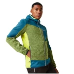Regatta Strickfleecejacke Cadford VI Blau/Grün/Türkis/Neonfarben