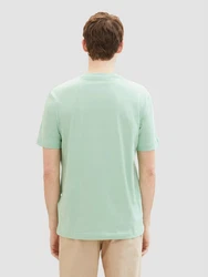 TOM TAILOR T-Shirt Logo T-Shirt 2-er Pack Kurzarm Set mit Logo Print (6356) Hellgrn (6356-2)