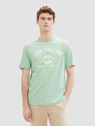 TOM TAILOR T-Shirt Logo T-Shirt 2-er Pack Kurzarm Set mit Logo Print (6356) Hellgrn (6356-2)