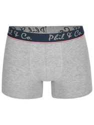Phil & Co. Retro Pants Herren Mnner Boxershorts Blau/Mischfarben/Rot/Grau/Hellblau/Dunkelblau/Pastell/Dunkelrot