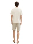 TOM TAILOR Denim Jeansshorts Khaki/Beige/Weiß