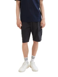 TOM TAILOR Denim Cargoshorts Dunkelblau/Hellblau/Grau/Schwarz