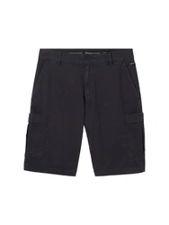TOM TAILOR Denim Cargoshorts Dunkelblau/Hellblau/Grau/Schwarz