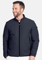 New Canadian Outdoorjacke All Season mit praktischer Armtasche Dunkelblau/Grau