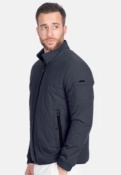 New Canadian Outdoorjacke All Season mit praktischer Armtasche Dunkelblau/Grau